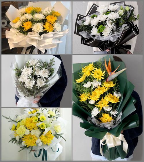 山西晋中平遥县岳壁乡东郭村白事花束代送